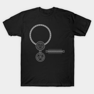 Pictish Mirror and Comb T-Shirt